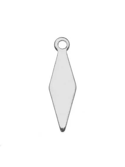 Pampille losange 14x4mm 1 anneau  Pampilles- 1