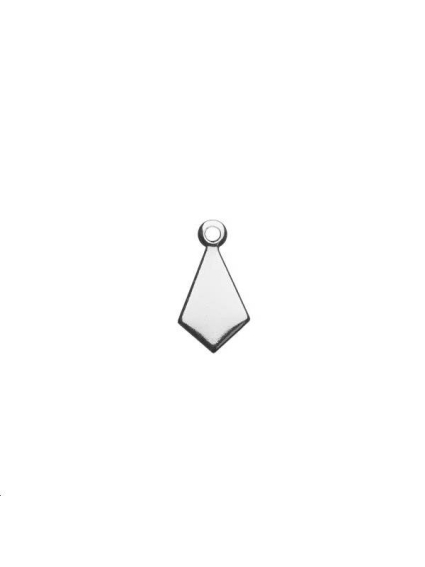Pampille losange 13,5x7mm 1 anneau  Pampilles- 1
