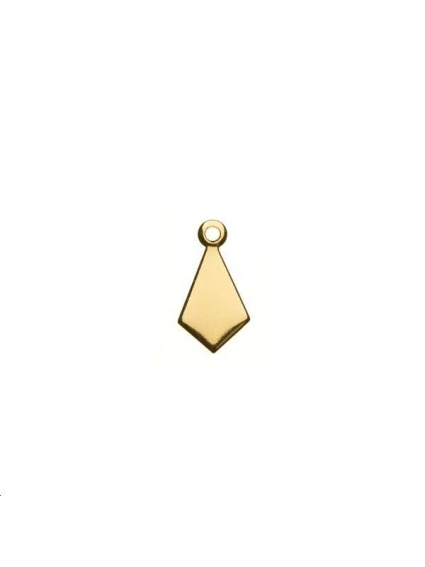 Pampille losange 13,5x7mm 1 anneau  Pampilles- 1