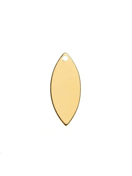 Pampille navette 24x10mm 1 trou  Pampilles- 1