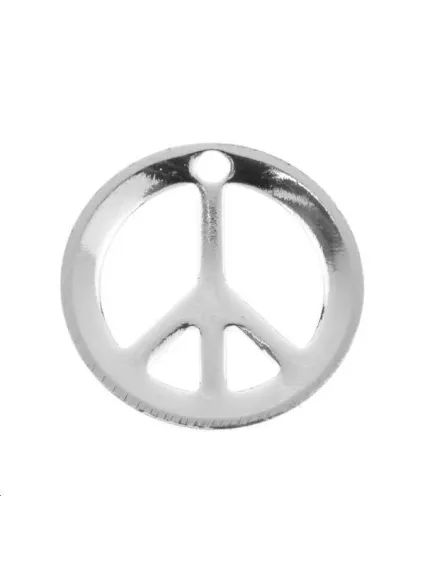 Peace & love 12mm 1 trou  Pendentifs- 1
