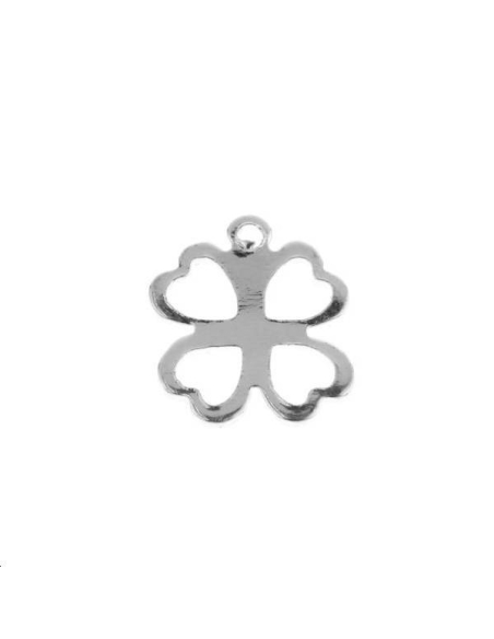 Pendentif trèfle 9x9mm  Pendentifs- 1