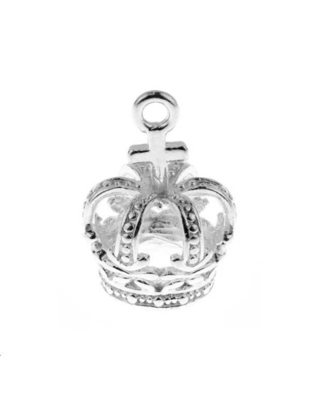 Pendentif couronne 20x14mm  Pendentifs- 1 Pendentif couronne 20x14mm  Pendentifs- 1