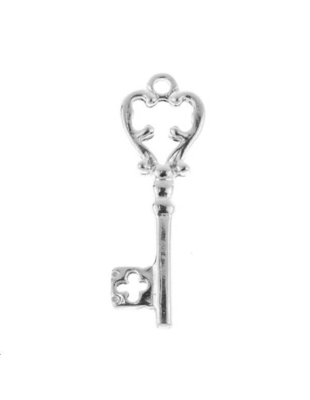 Pendentif clef 30x9mm  Pendentifs- 1 Pendentif clef 30x9mm  Pendentifs- 1