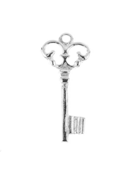 Pendentif clef 22x8mm  Pendentifs- 1