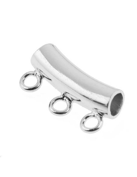 Tube 12x4mm 3 anneaux  Tubes- 1 Tube 12x4mm 3 anneaux  Tubes- 1