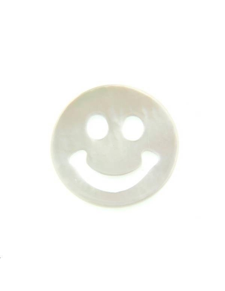 Nacre blanche smiley  Les pendentifs en nacre- 1