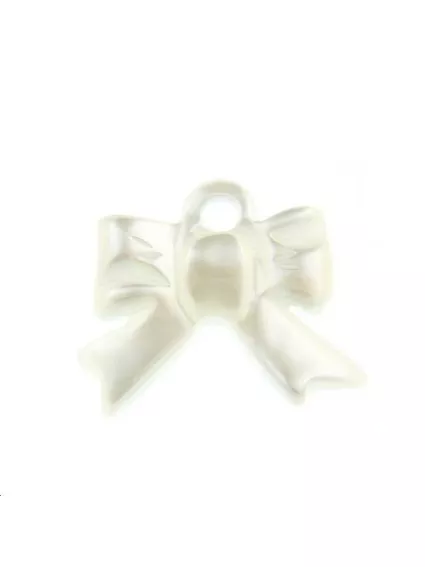 Nacre blanche noeud papillon  Les pendentifs en nacre- 1