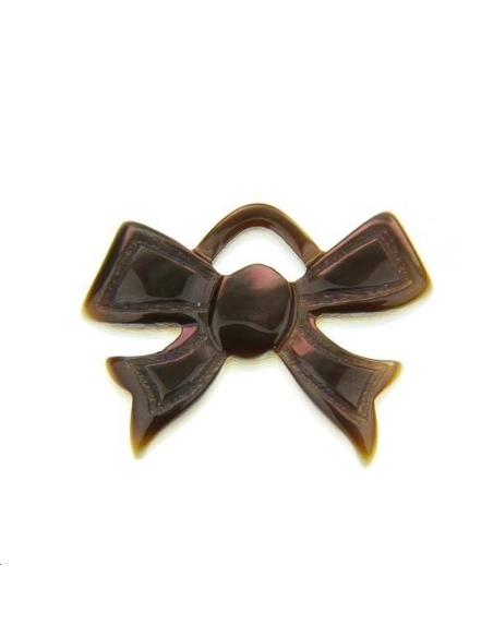 Nacre grise noeud papillon  Les pendentifs en nacre- 1