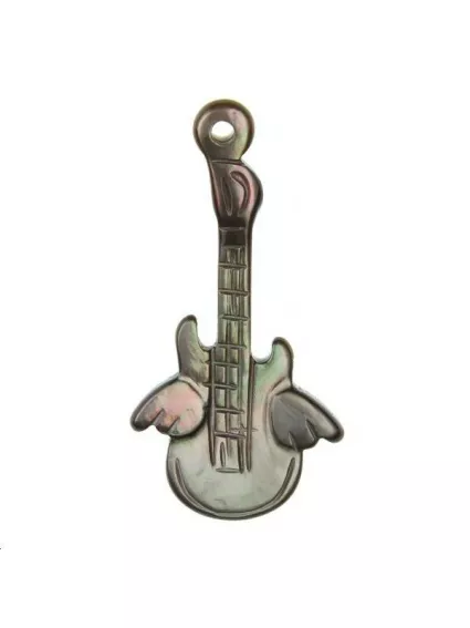 Nacre guitare ailée  Les pendentifs en nacre- 1
