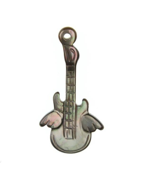 Nacre guitare ailée  Les pendentifs en nacre- 1