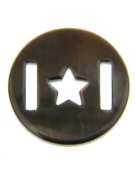 Nacre pastille étoile  Les pendentifs en nacre- 1