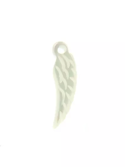 Nacre blanche aile  Les pendentifs en nacre- 1