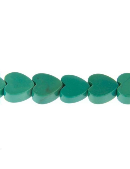 Turquoise coeur 8mm  Les lots d'Etoiles coeurs et autres sujets- 1
