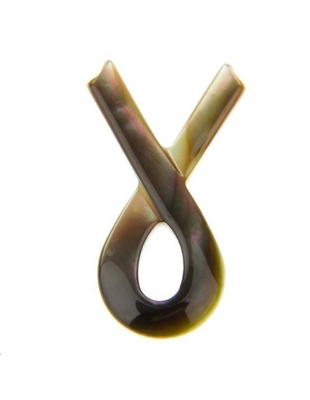 Nacre ruban  Les pendentifs en nacre- 1