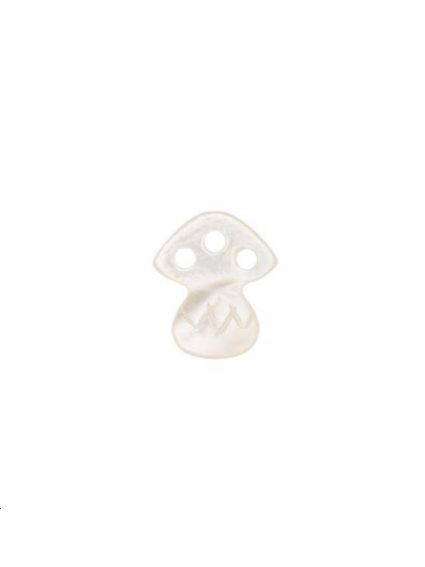 Nacre blanche champignon  Les pendentifs en nacre- 1