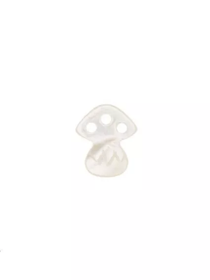 Nacre blanche champignon  Les pendentifs en nacre- 1