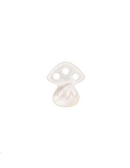 Nacre blanche champignon  Les pendentifs en nacre- 1