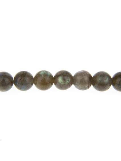 Labradorite 9mm  Les perles rondes 10-11mm en lot- 1