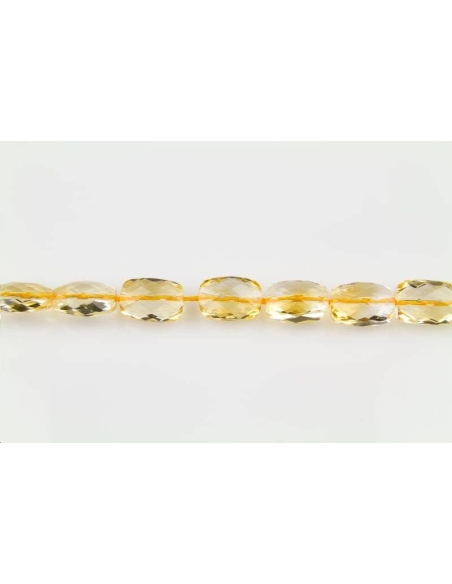 Citrine rectangle facettes 8x12mm  Pierres ovales et plates - 1