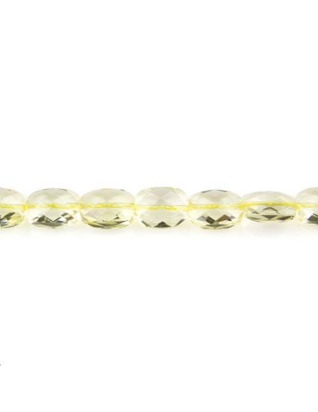 Quartz citron rectangle facettes 12x9mm  Pierres ovales et plates - 1 Quartz citron rectangle facettes 12x9mm  Pierres ovales et plates - 1