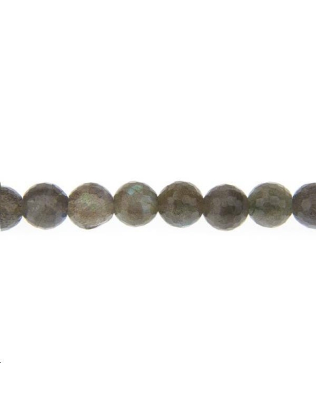 Labradorite ronde facettes 8mm  Facettes de plus de 8mm - 1