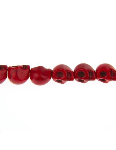 Howlite teintée tête de mort 9x12mm  Etoiles têtes de morts coeurs et autres formes- 1 Howlite teintée tête de mort 9x12mm  Etoiles têtes de morts coeurs et autres formes- 1