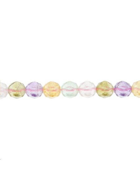 Quartz multi facettes 8mm  Facettes de plus de 8mm - 1