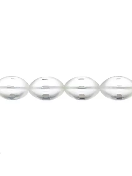 Cristal de roche olive 17x13mm  Pierres ovales et plates - 1