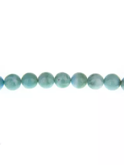 Larimar 10mm  Les perles rondes 10-11mm en lot- 1