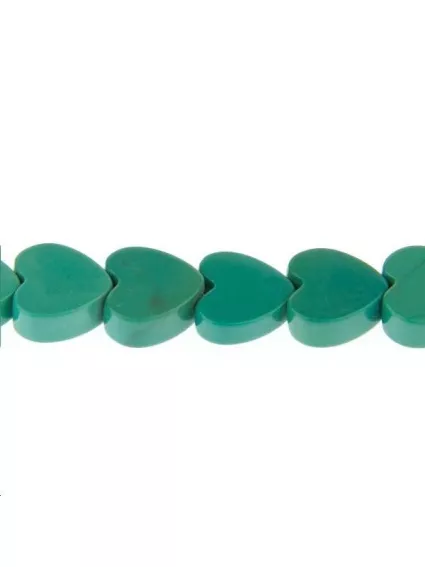 Turquoise coeur 8mm  Etoiles têtes de morts coeurs et autres formes- 1