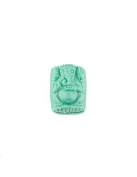 Ganesh bambou corail 9x12mm  Etoiles têtes de morts coeurs et autres formes- 1 Ganesh bambou corail 9x12mm  Etoiles têtes de morts coeurs et autres formes- 1