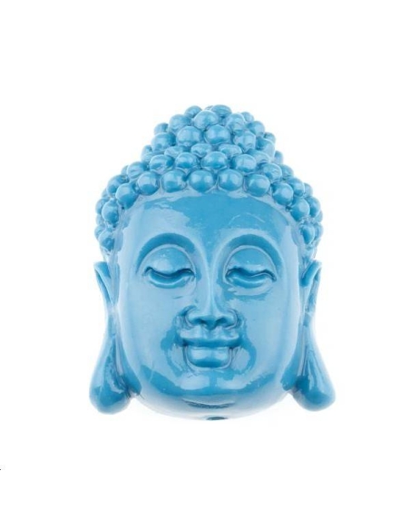 Bouddha serein bambou corail 20x27mm  Etoiles têtes de morts coeurs et autres formes- 1