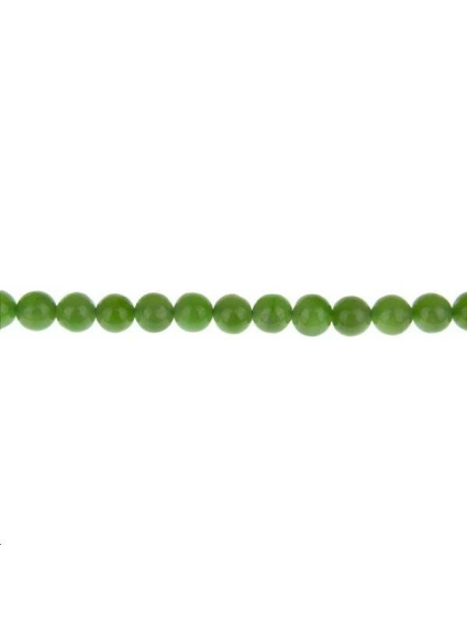 Jade rond 6mm  Perles rondes 6-7mm - 1