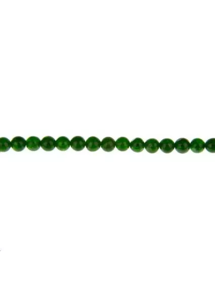 Chrome diopside rond 5mm  Perles rondes 6-7mm - 1