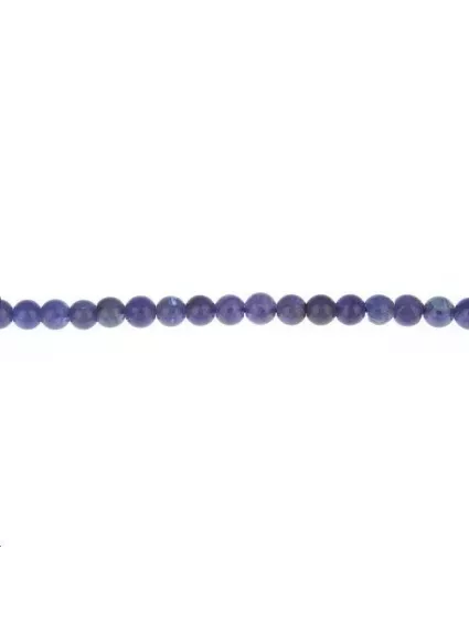 Tanzanite ronde 5mm  Perles rondes 6-7mm - 1