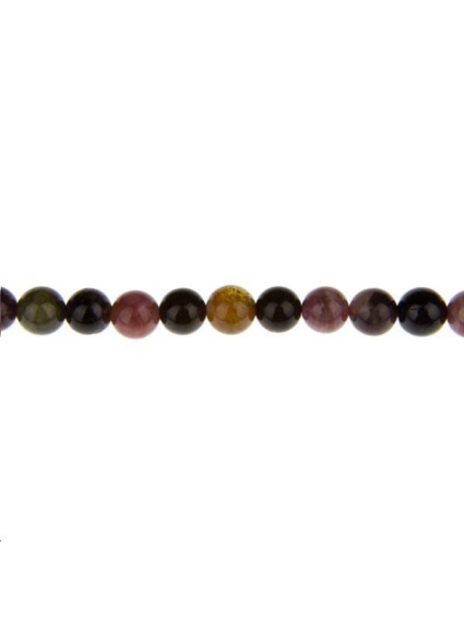 Tourmaline ronde 8mm  Perles rondes 8-9mm - 1