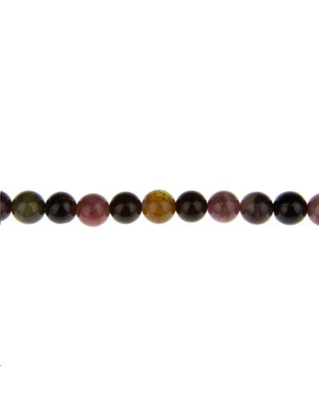 Tourmaline ronde 8mm  Perles rondes 8-9mm - 1 Tourmaline ronde 8mm  Perles rondes 8-9mm - 1