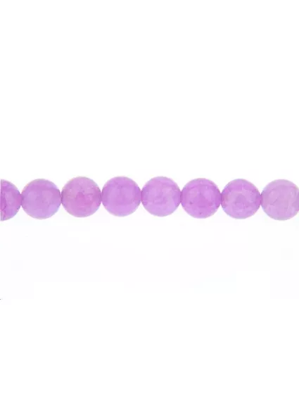 Jade rond coloré 6mm  Perles rondes 6-7mm - 1