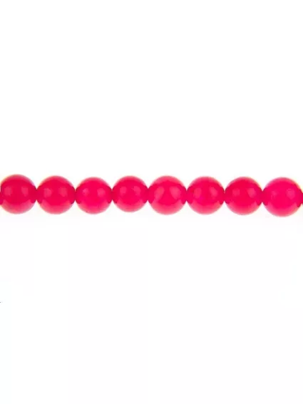 Jade rond coloré 6mm  Perles rondes 6-7mm - 1