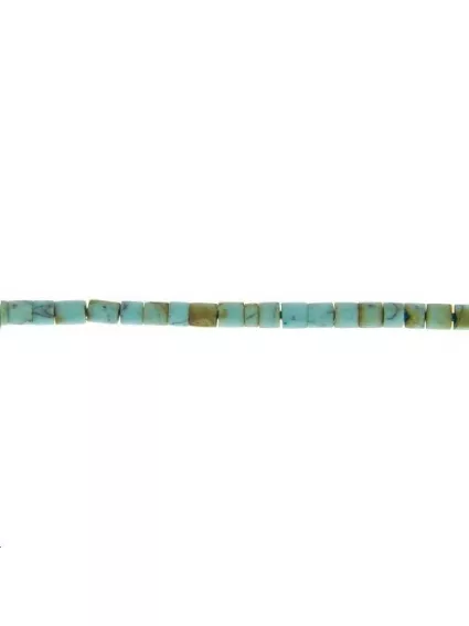 Turquoise cylindre 2x1mm  Cylindres et Rondelles - 1
