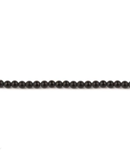Onyx 3mm  Perles rondes 4-5mm - 1 Onyx 3mm  Perles rondes 4-5mm - 1