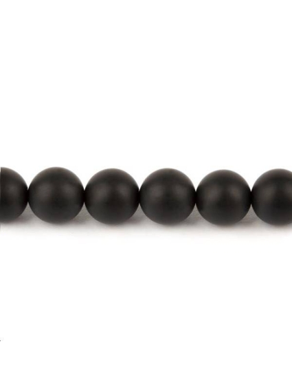 Onyx 10mm  Perles rondes 10-11mm - 1
