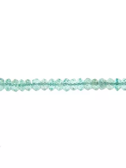 Apatite rondelle facettes 3mm  Facettes moins de 8mm - 1