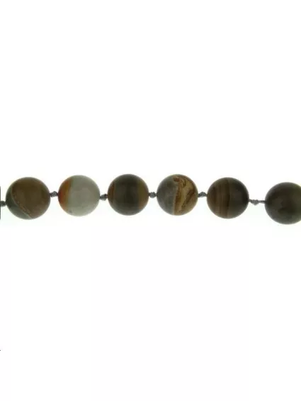Jaspe landscape 15-16mm  Perles rondes 16-17mm - 1