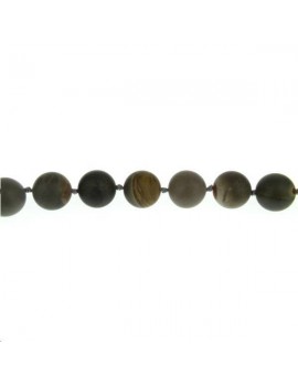 Jaspe landscape 13-14mm Perles rondes 14-15mm - 1
