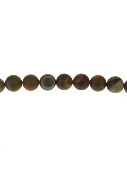 Jaspe landscape 11-12mm  Perles rondes 12-13mm - 1