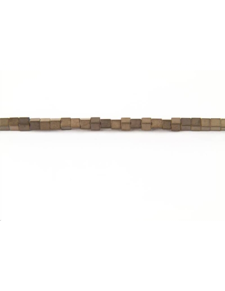 Hématite cube 2x2mm  Les hématites - 1