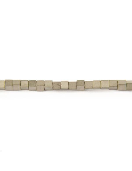 Hématite cube 2x2mm  Les hématites - 1