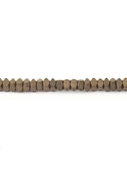 Hématite losange 3x2mm  Les hématites - 1